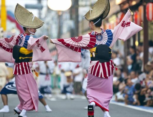 Japanese Traditional Dancers