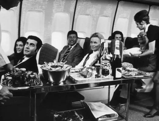 the first airline meals