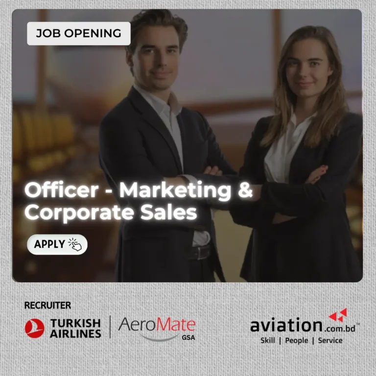 Officer Marketing Corporate Sales - Turkish Job Post