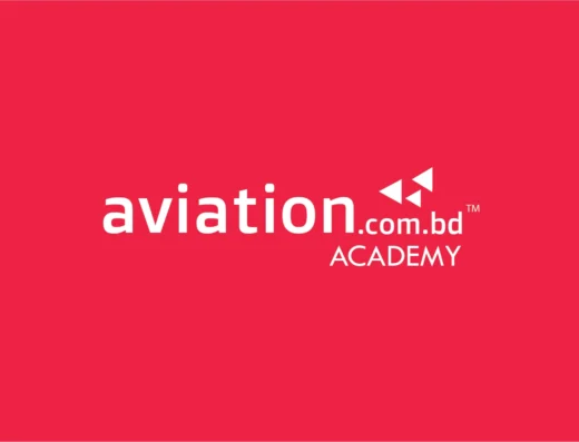 Red Logo of aviation.com.bd academy