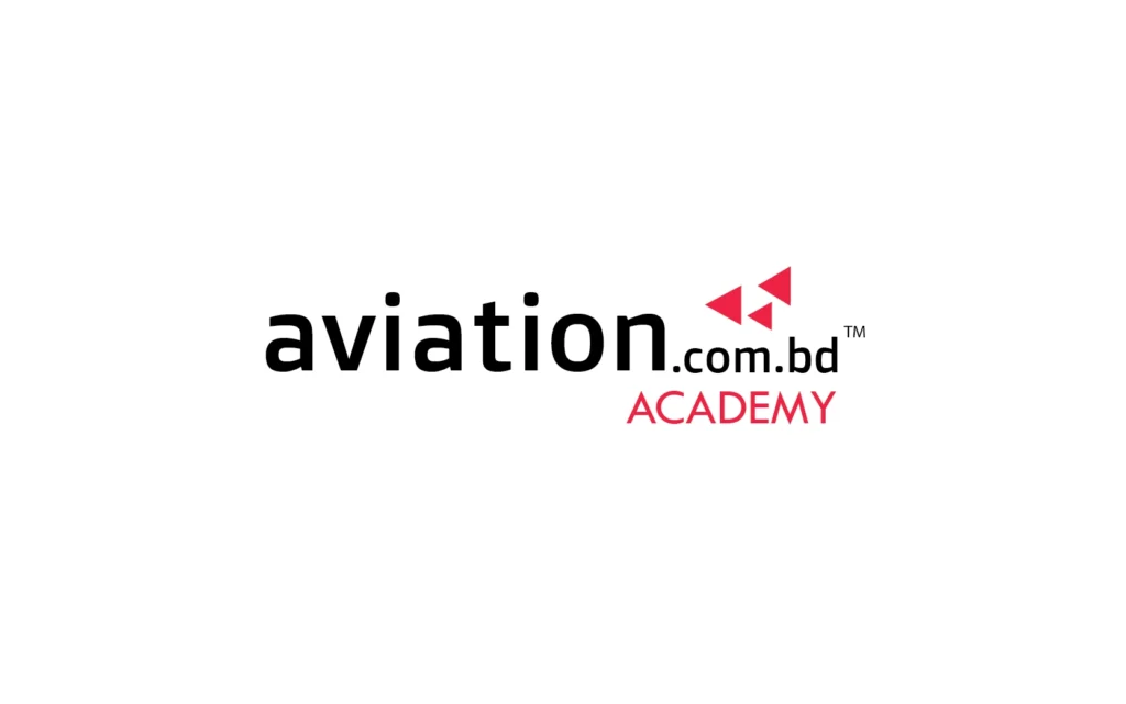 White Logo of aviation.com.bd academy