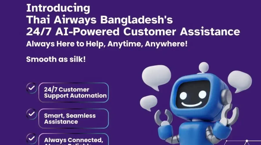 Thai Airways Bangladesh Launches 24/7 AI-Powered Customer Support