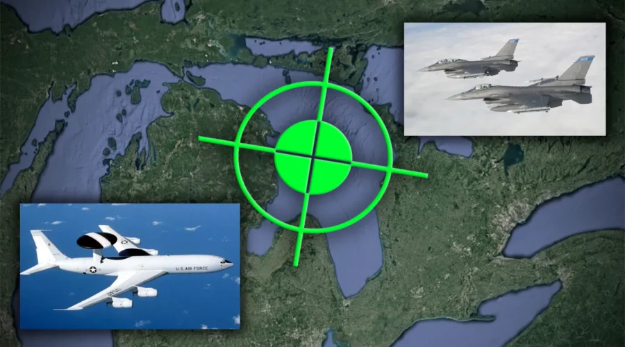 How A Fighter Jet Sees The Battlefield From Above