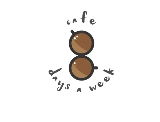 Cafe 8 Days a Week Logo Banner