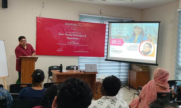 Mr Taufiq Rahman at Tour Guide Workshop